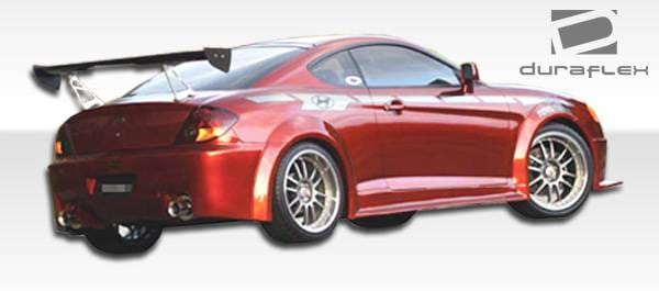 Hyundai Tiburon Duraflex Poison Flared Rear Fender Flares - 2 Piece - 100457 thumbnail 2