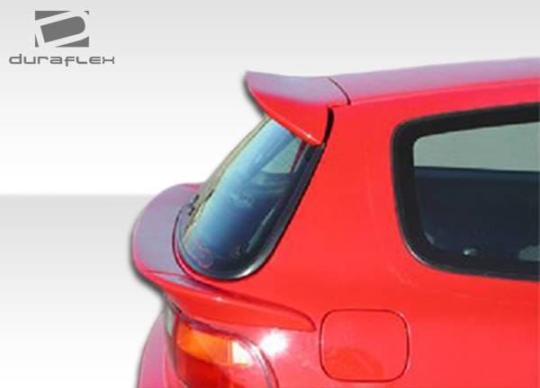 Honda Civic HB Duraflex Mid Wing Trunk Lid Spoiler - 3 Piece - 101127 thumbnail 2