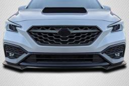 Fits Subaru WRX STI Look Carbon Fiber Front Bumper Lip Body Kit!!! 118627