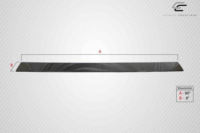 Universal 80.5" Carbon Fiber Creations Side Splitters!!! 102901 thumbnail 3