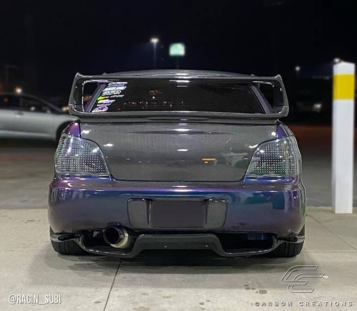 Subaru WRX Carbon Creations STI Look Wing Trunk Lid Spoiler - 1 Piece - 102938 thumbnail 2