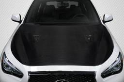 Fits Infiniti Q50 GTR Look Carbon Fiber Creations Body Kit- Hood!!! 119366