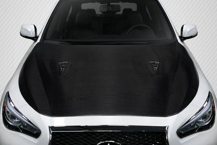 Fits Infiniti Q50 GTR Look Carbon Fiber Creations Body Kit- Hood!!! 119366