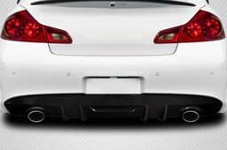 Fits Infiniti G37 4DR Avera Carbon Fiber Rear Lip Diffuser Body Kit 119315