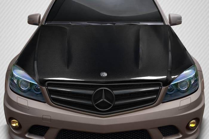 Mercedes C Class C63 V2 Carbon Fiber Creations Body Kit- Hood 117636
