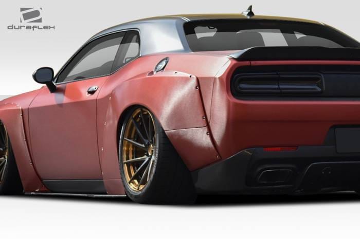 Dodge Challenger Circuit Duraflex Rear Fender Flares!!! 113900 thumbnail 2