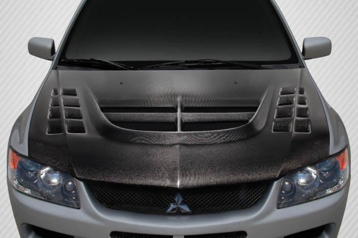 Mitsubishi Evolution VT-X Carbon Fiber Creations Body Kit- Hood 114016