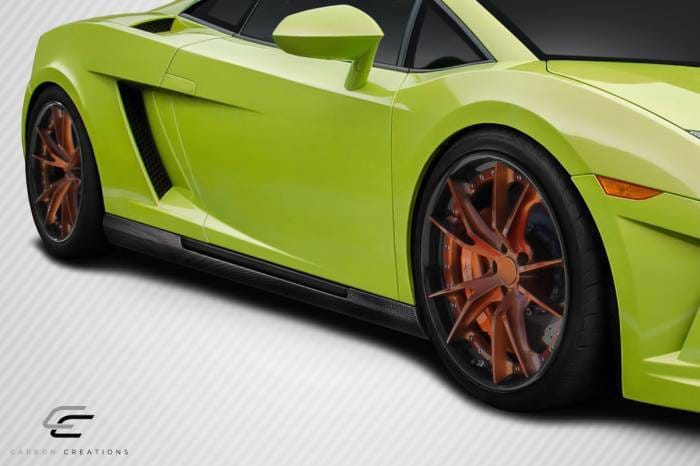 Lamborghini Gallardo HMS Carbon Fiber Side Skirts Body Kit 115152 thumbnail 2