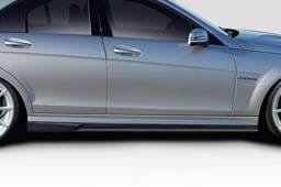 Mercedes C Class 4DR AF-1 Aero Function Side Skirts Body Kit 115236