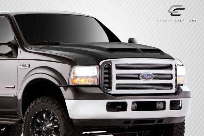 Ford Excursion Carbon Creations CV-X Hood - 1 Piece - 112328 thumbnail 2
