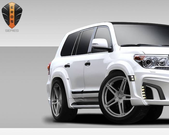 Toyota Land Cruiser Eros V.1 Duraflex Widebody Rear Fender Flares 112525 thumbnail 2