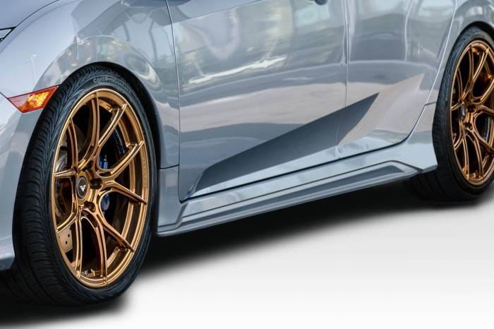 Honda Civic 4DR Type M Duraflex Side Skirts Body Kit 116066 thumbnail 2