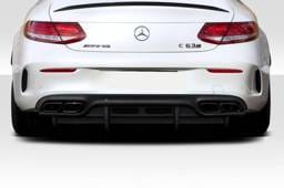 Mercedes C Class Power Duraflex Rear Bumper Diffuser Body Kit 117249
