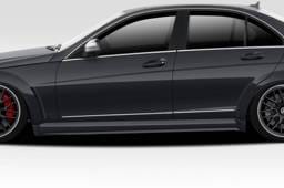 Mercedes C63 4DR Black Series Look Duraflex Side Skirts Body Kit 113918