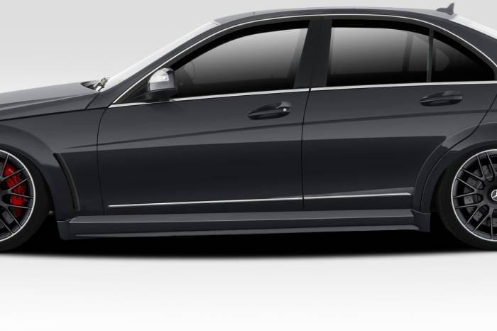 Mercedes C63 4DR Black Series Look Duraflex Side Skirts Body Kit 113918