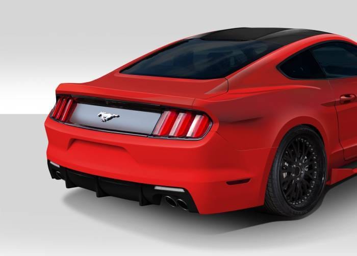 Ford Mustang Duraflex Grid Rear Bumper Cover - 1 Piece - 112564