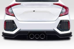 Honda Civic 4DR Broman Duraflex 3pcs Rear Bumper Lip Body Kit 117596