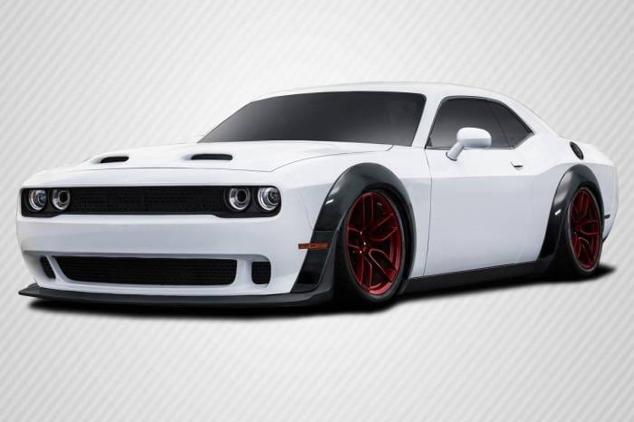 Dodge Challenger Demon Carbon Fiber Wide Fender Flares 116359