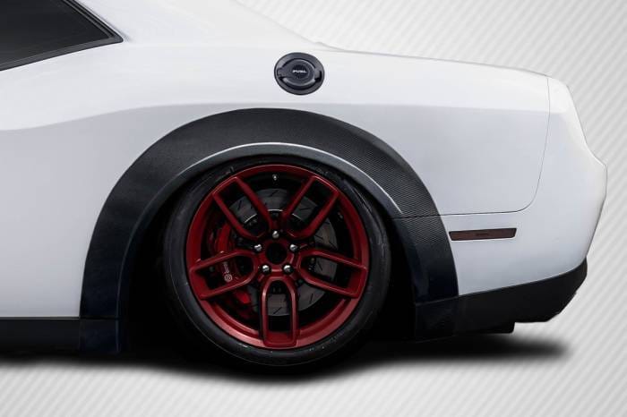Dodge Challenger Demon Carbon Fiber Wide Fender Flares 116359 thumbnail 3