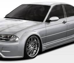 BMW 3 Series 4DR Duraflex I-Design Wide Body Front Fender Flares - 2 Piece - 106514