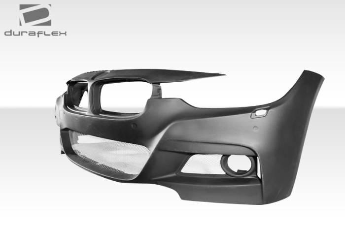 BMW 3 Series 4DR Duraflex M Sport Look Front Bumper Cover - 1 Piece - 109408 thumbnail 3