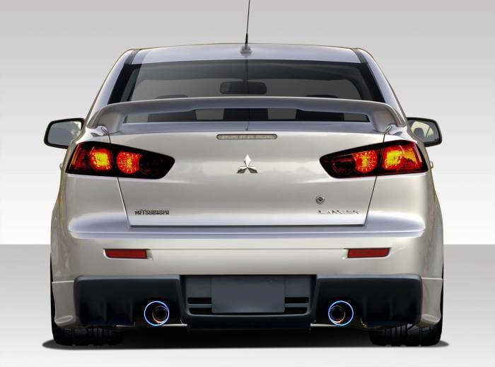 Mitsubishi Lancer Duraflex Evo X V3 Rear Bumper Cover - 1 Piece - 109415