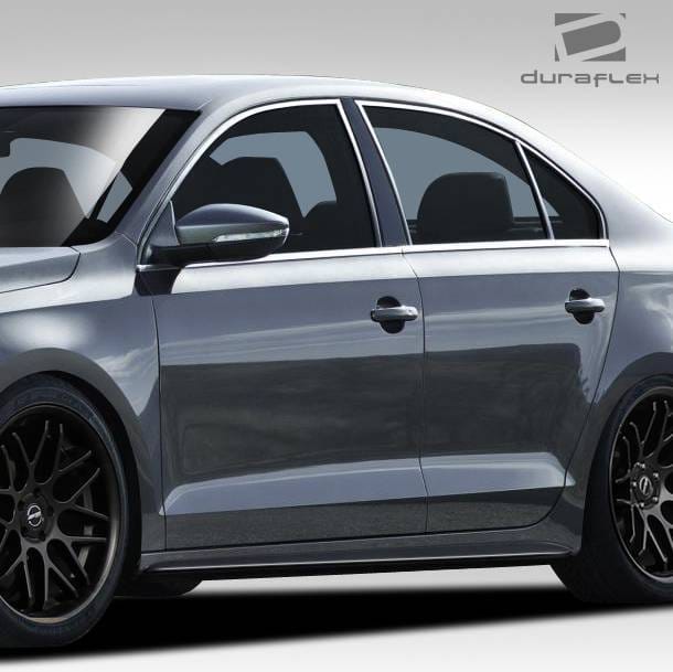 Volkswagen Jetta Duraflex GLI Look Side Skirt Rocker Panels - 2 Piece - 109316 thumbnail 2