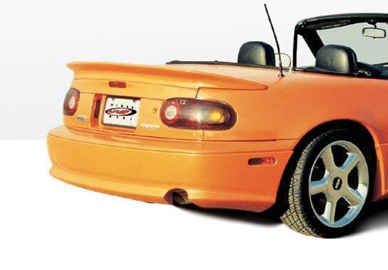 Mazda Miata VIS Racing W-Type Rear Lip - Fiberglass - 490010 thumbnail 2