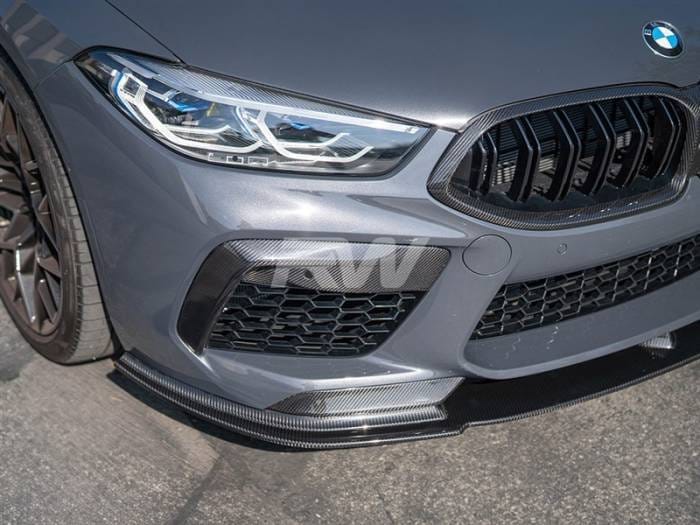 BMW F9X M8 Carbon Fiber Front Bumper Duct Trims bmwf91012 thumbnail 3