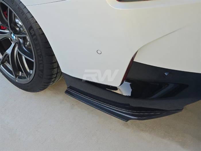BMW G42 M240i Carbon Fiber Rear Bumper Splitters bmwg42016 thumbnail 2
