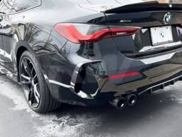 BMW G22 G23 Rear Carbon Fiber Bumper Trims bmwg22019