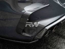 BMW F91/F92 M8 Carbon Fiber Rear Bumper Trims bmwf91016