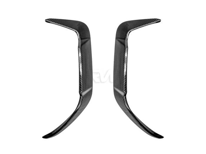 BMW F95 X5M Carbon Fiber Rear Bumper Trims bmwf95030
