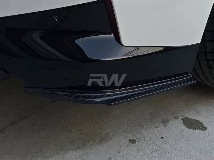 BMW G42 M240i Carbon Fiber Rear Bumper Splitters bmwg42016 thumbnail 3