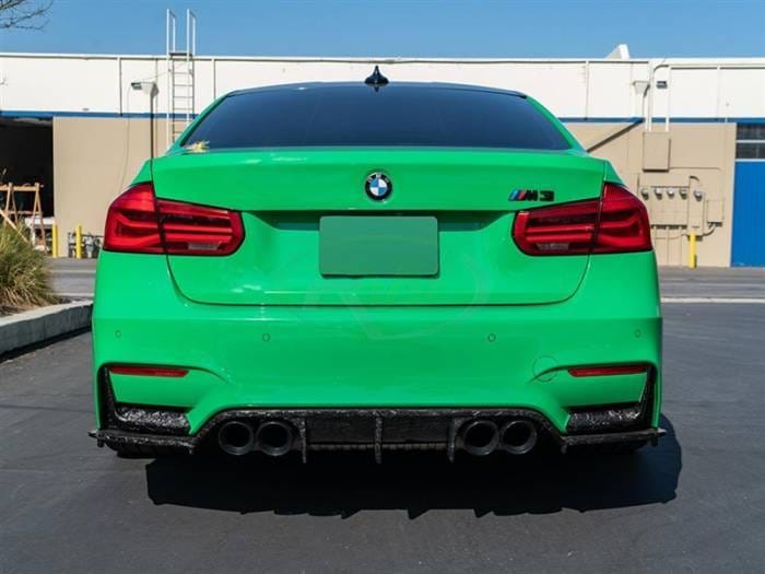 BMW F8X Forged Carbon Fiber Rear Bumper Splitters bmwf8x058 thumbnail 2