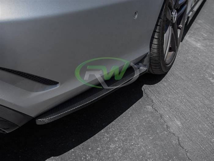 Mercedes W212 E63 14+ CF Rear Bumper Splitters mercw21221