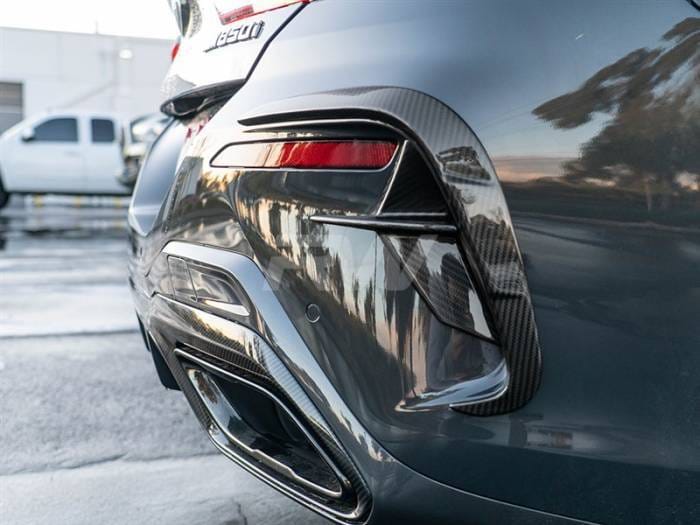 BMW G14 G15 G16 Carbon Fiber Rear Bumper Trims bmwg15007 thumbnail 2