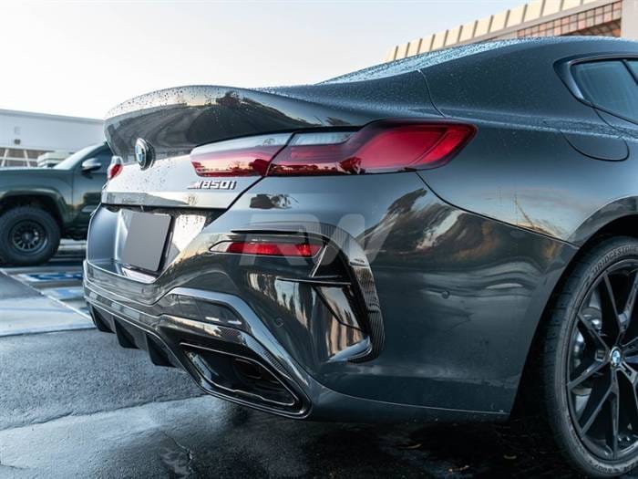 BMW G14 G15 G16 Carbon Fiber Rear Bumper Trims bmwg15007 thumbnail 4
