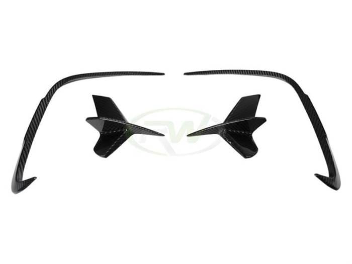 BMW G14 G15 G16 Carbon Fiber Rear Bumper Trims bmwg15007 thumbnail 5