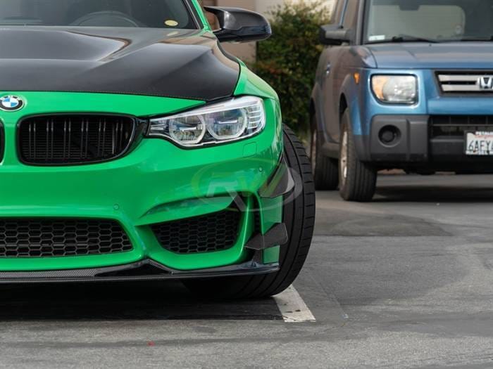BMW F80 F82 F83 GT4 Style Carbon Fiber Canards bmwf8x039 thumbnail 2