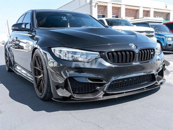 BMW F80 F82 F83 GT4 Style Carbon Fiber Canards bmwf8x039 thumbnail 4