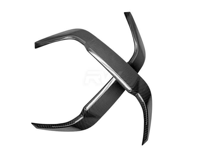 BMW F96 X6M Carbon Fiber Rear Canards bmwf96013 thumbnail 2