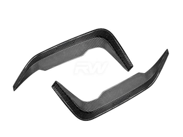 BMW F96 X6M Carbon Fiber Rear Canards bmwf96013 thumbnail 4
