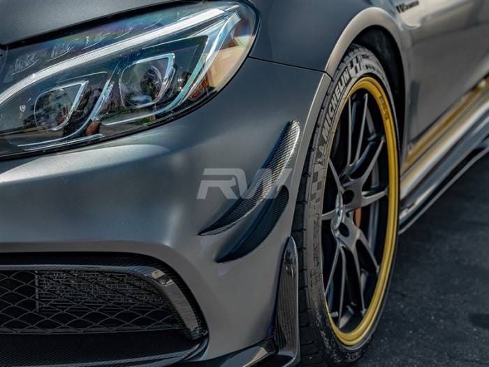 Mercedes W205 C63/C63S Carbon Fiber Canards mercw20559