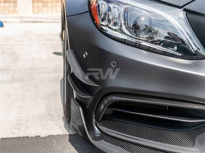Mercedes W205 C63/C63S Carbon Fiber Canards mercw20559 thumbnail 3