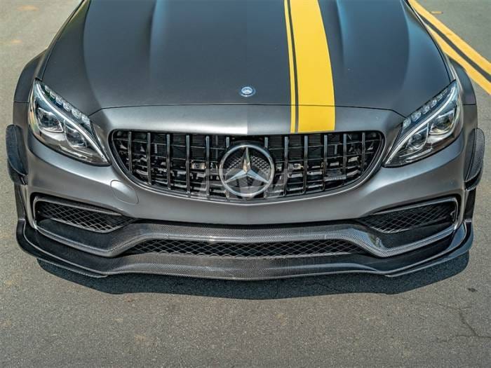 Mercedes W205 C63/C63S Carbon Fiber Canards mercw20559 thumbnail 5