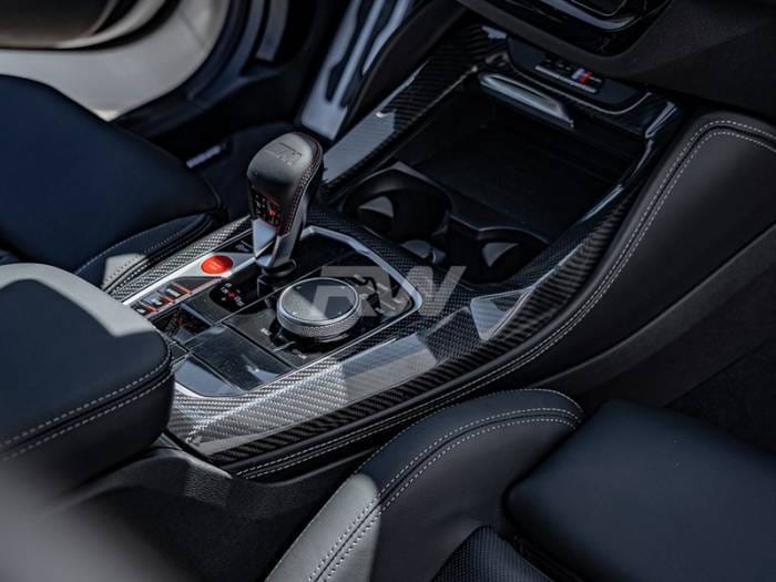 BMW LCI X3M X4M X3 X4 CF Center Console Trim bmwf97018 thumbnail 3