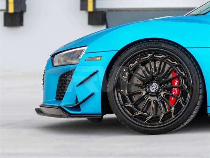 Audi R8 4S Facelift Carbon Fiber Front Canards 2019+ audir807 thumbnail 4