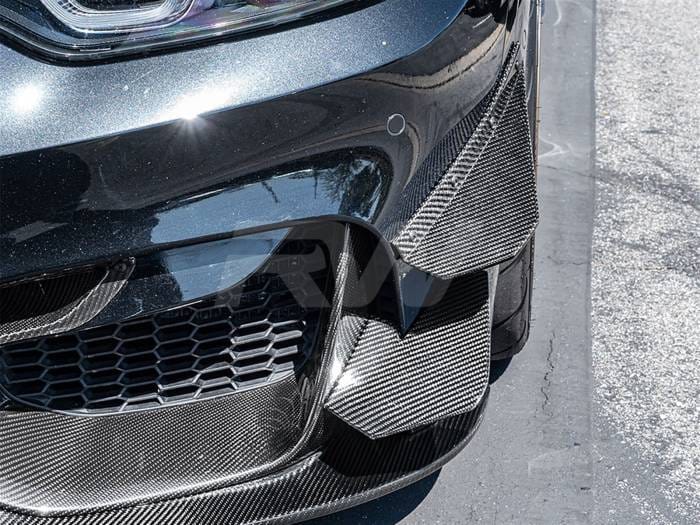 BMW F80 F82 F83 GT4 Style Carbon Fiber Canards bmwf8x039