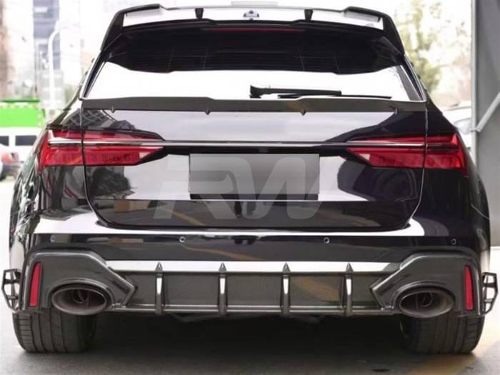 Audi RS6 C8 Avant Carbon Fiber Diffuser audirs602 thumbnail 3